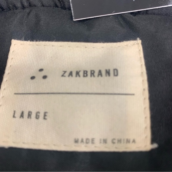 Zak Brand bomber jacket.  Size Large - Picture 3 of 4